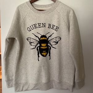 Queen Bee crew neck sweatshirt